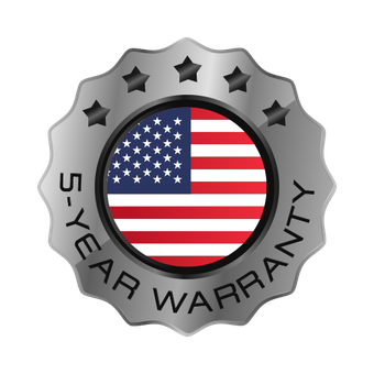 5-year warranty