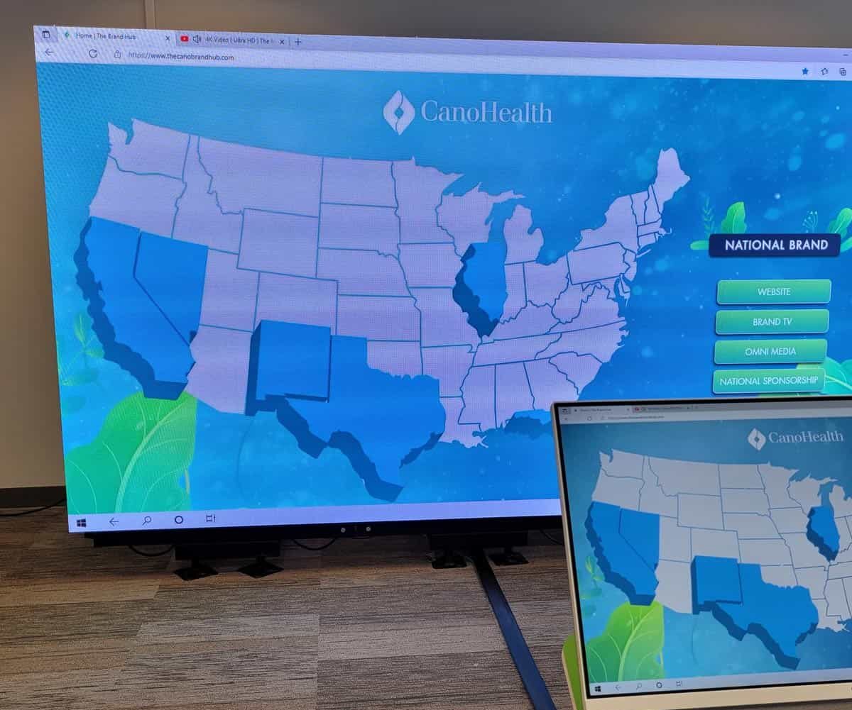The use of an LED wall in trade shows